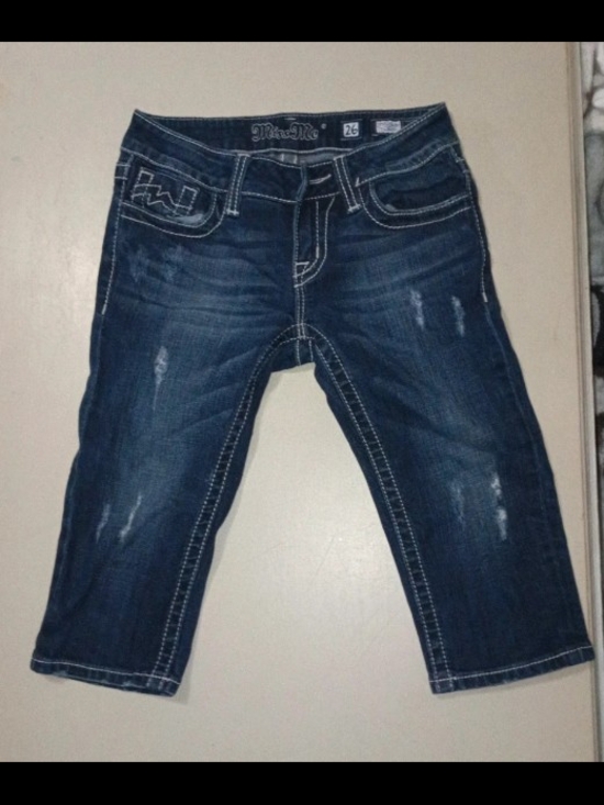 Miss Me Denim - Miss Me Indigo Cropped Ankle Jeans